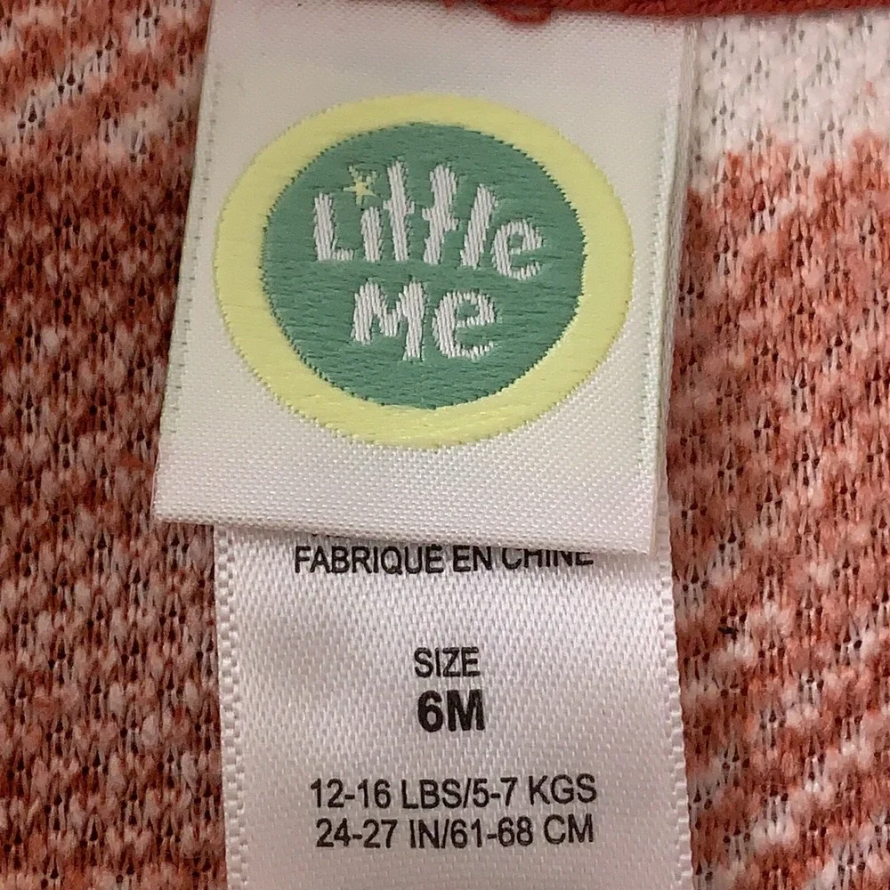 Little Me Baby Size 6 Months Emboidered Bear Sherpa Vest 3 Piece Pant Set NWT